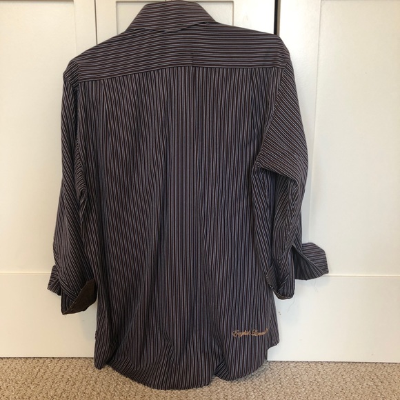 English Laundry Striped Long Sleeve Button Shirt - Picture 4 of 5